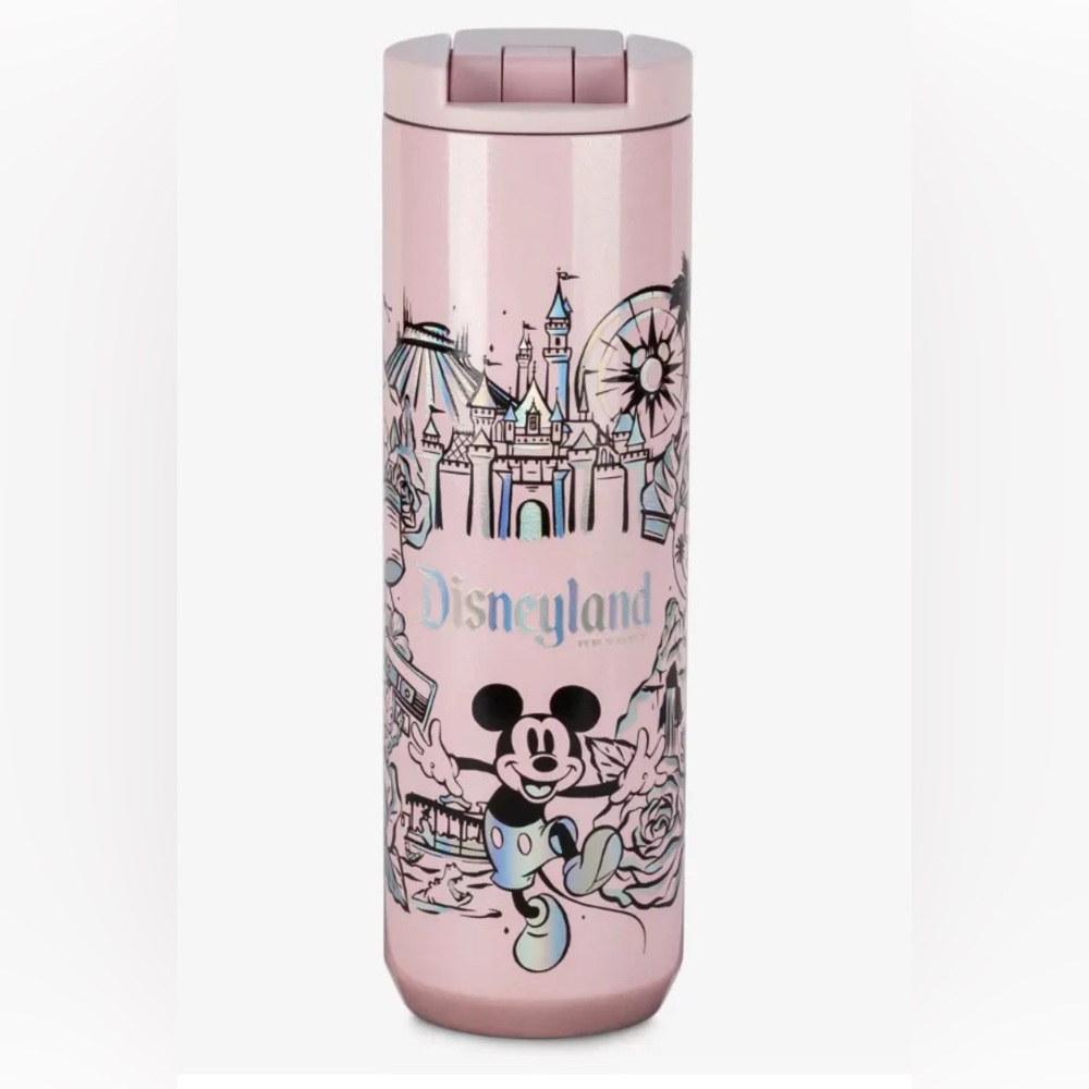 Used - good condition | Disneyland Stainless Steel Starbucks Water Bottle | Pink